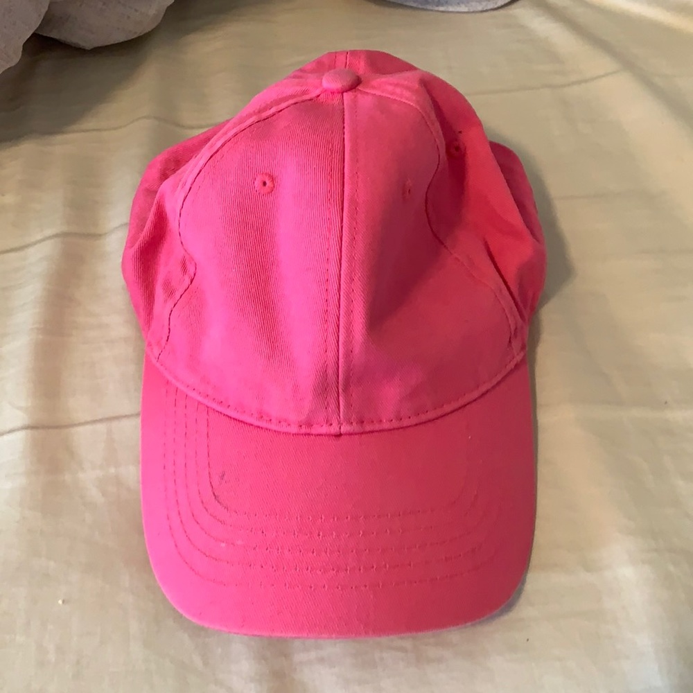 Pink hat